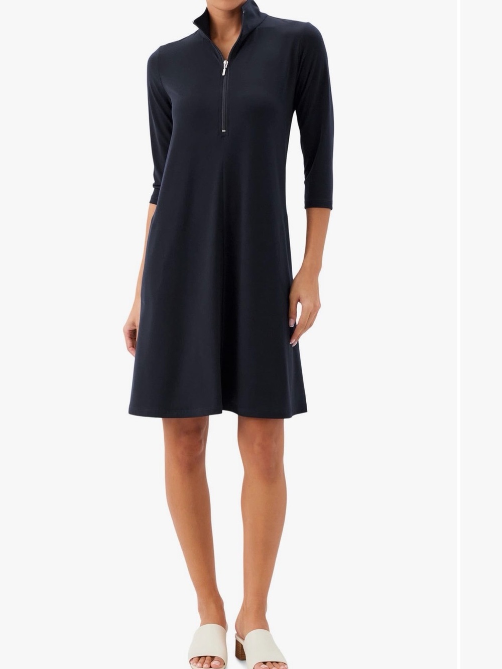 Karen Kane Black travel jersey dress